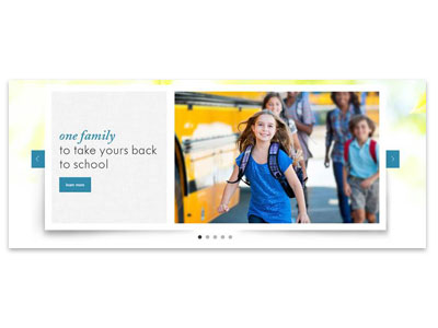 Back to School Website Banner